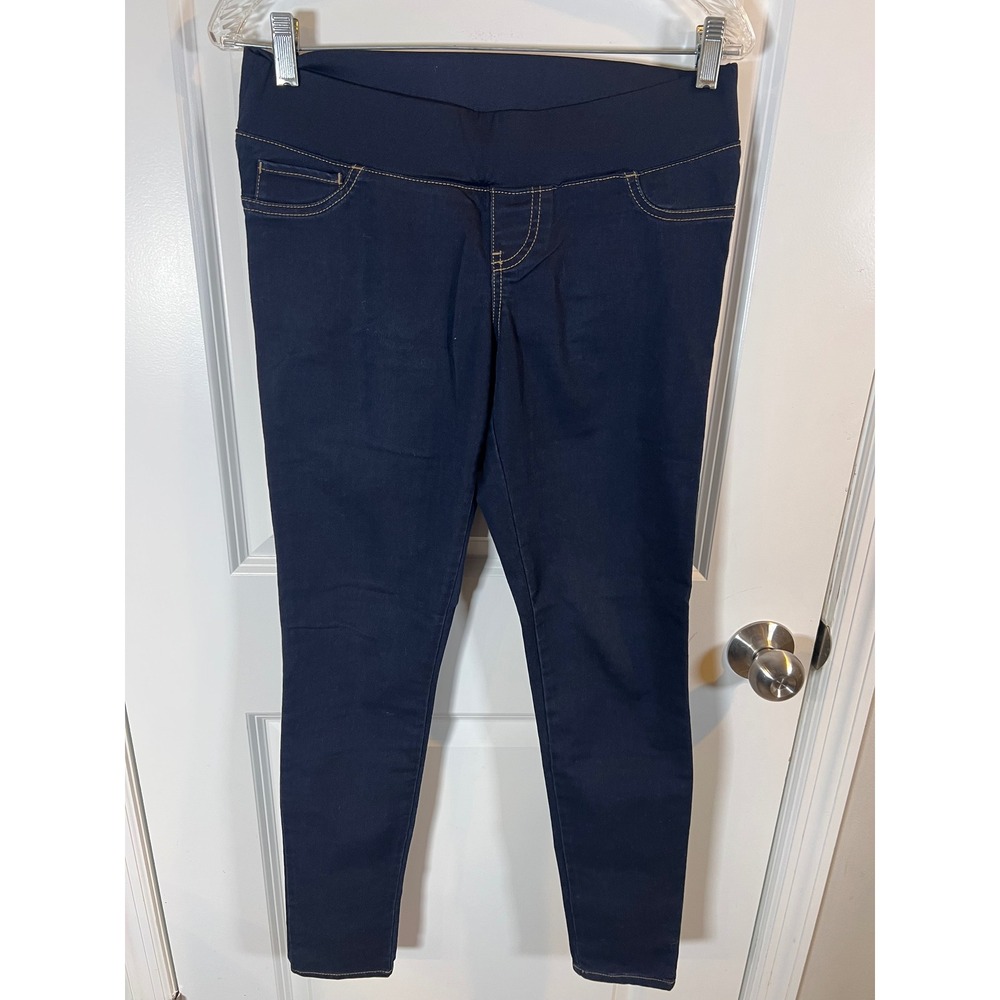 Liz Lange Women Maternity Skinny‎ Jeans Stretch Dark Wash XS 0-2